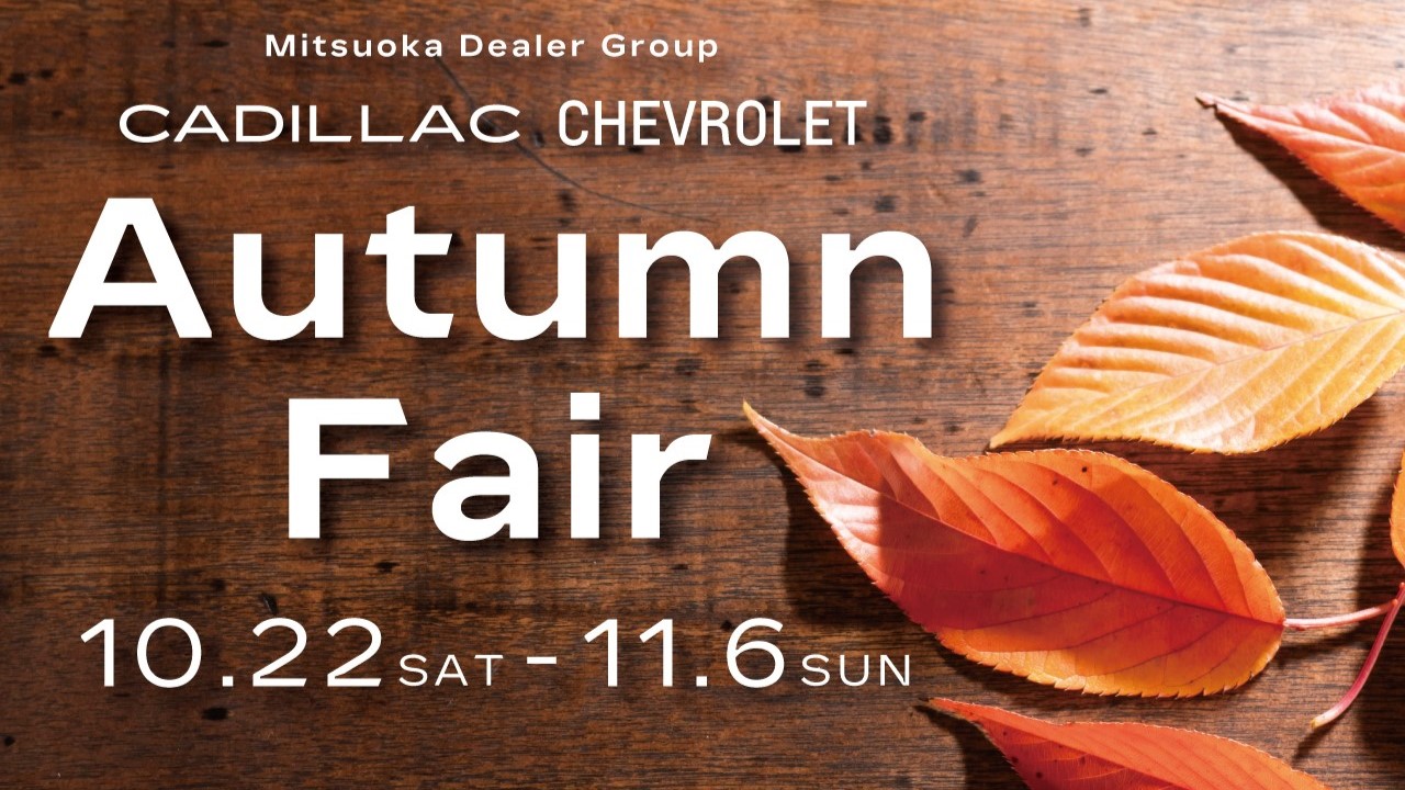 ［期間: 10月22日～11月6日］Mitsuoka's Autumn Fair 🍁
